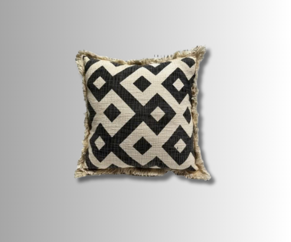 CUSHION COVER WITH FRINGES